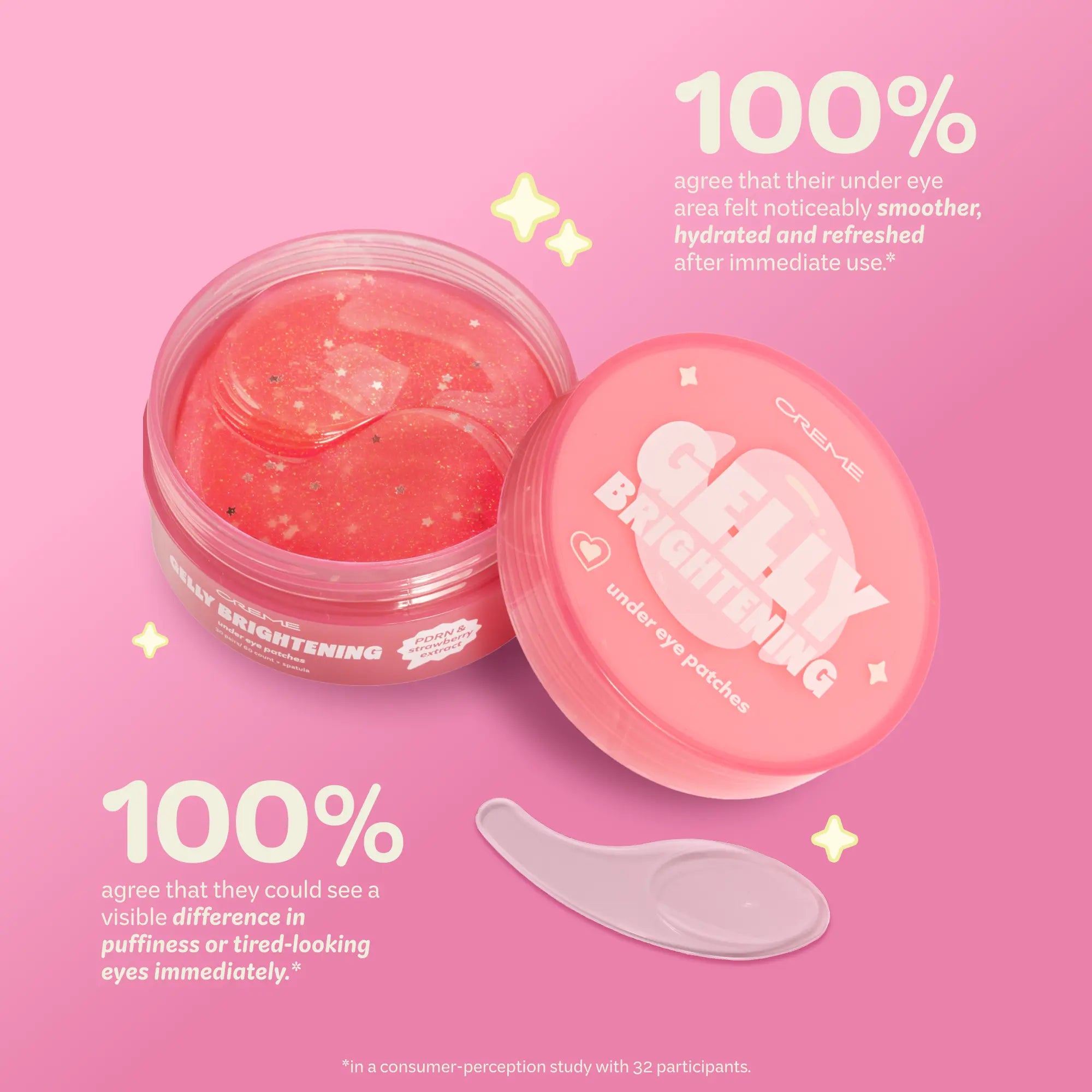 The Crème Shop Gelly Brightening Hydrogel under Eye Patches