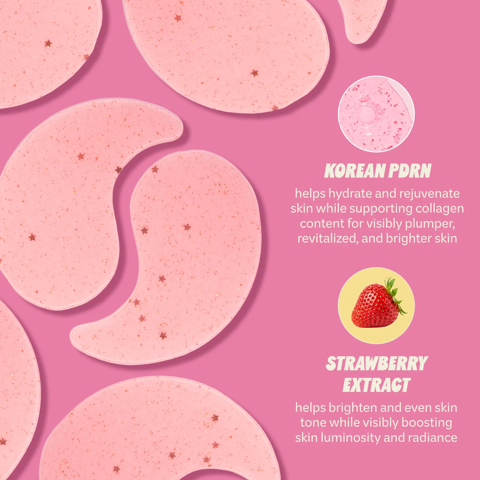 The Crème Shop Gelly Brightening Hydrogel under Eye Patches